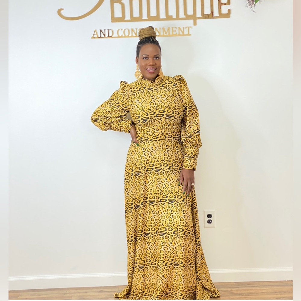 COPY - #94 Long Leopard dress